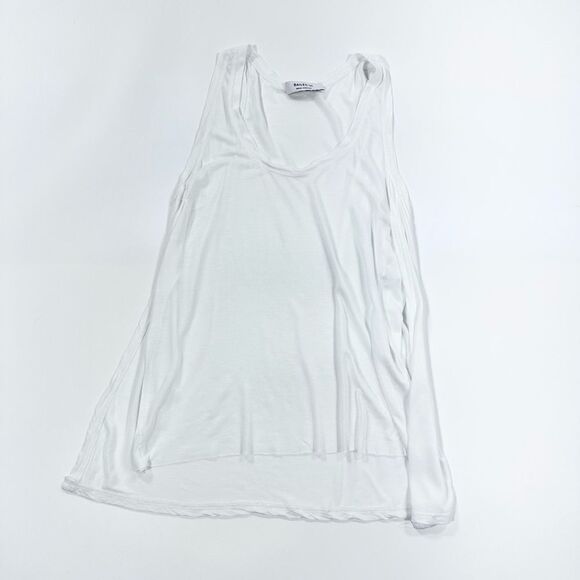Bailey 44 white flowy raw hem tank M - Picture 1 of 8